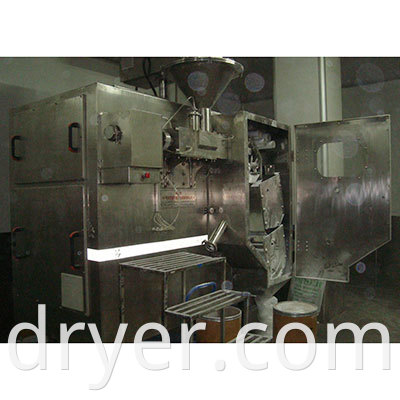 Powder double drum compactor